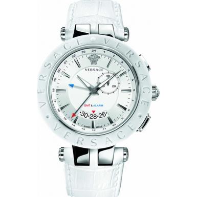 Foto Versace Mens V-Race GMT Alarm White Watch Model Number:29G9S1D001-S001