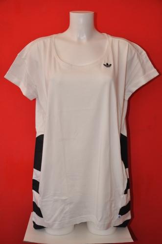 Foto VESTIDO ADIDAS BLANCO TREFOIL BLOCKED - Camisetas - Adidas - Tallas: M,L,