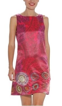 Foto Vestido aire rosa vento Desigual