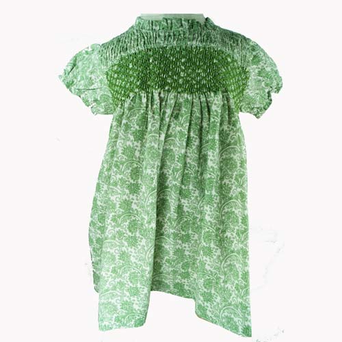 Foto Vestido bebe cachemire verde