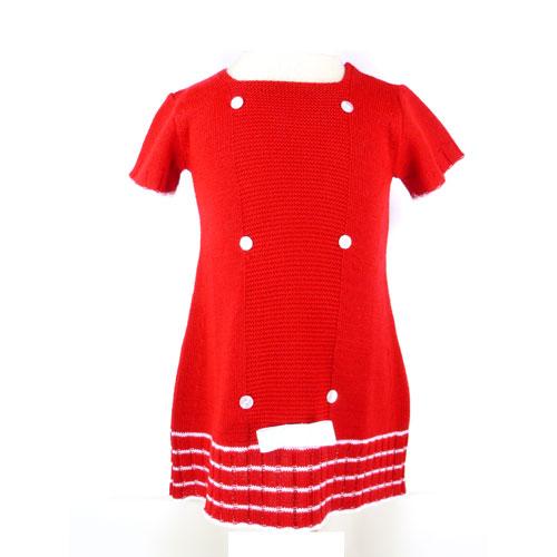 Foto Vestido bebe perle marinero rojo