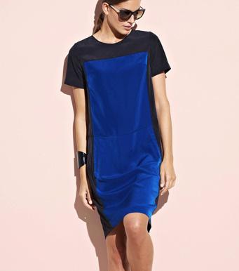 Foto Vestido bicolor QUALITÉ PREMIUM mujer