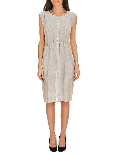 Foto Vestido Cheap Monday Kostym Soft Dress Light Blue White XS