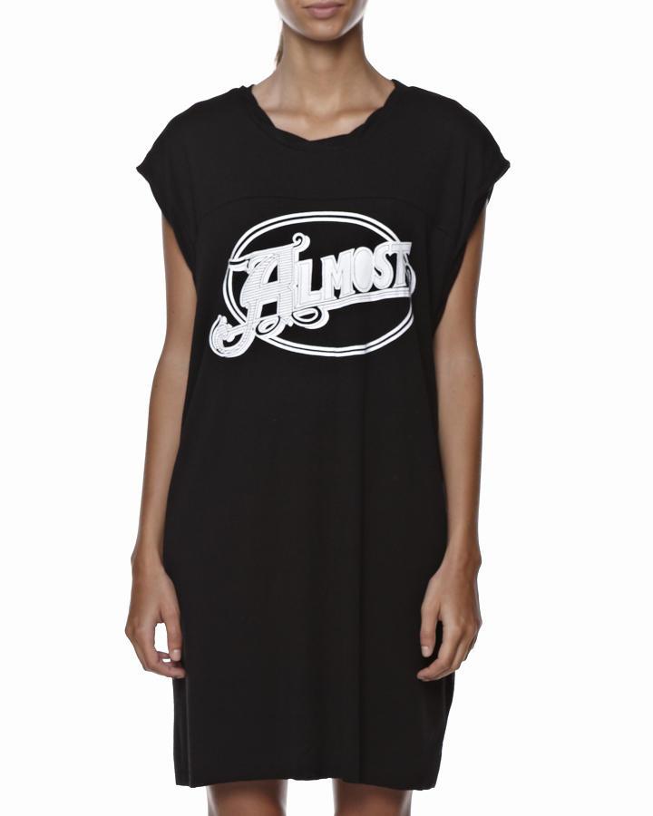 Foto Vestido Con Estampado Almost De Somedays Lovin - Negro