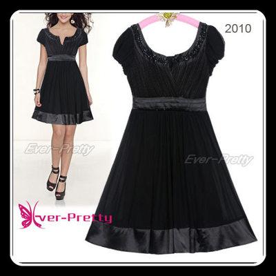 Foto Vestido De Coctel Con Plisado Y Pedreria - Talla  46