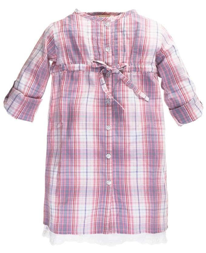 Foto Vestido de cuadros con enagua