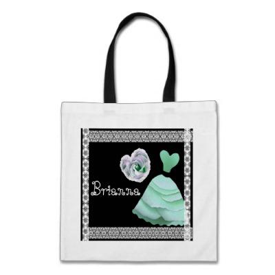 Foto Vestido de la menta y corazones y bolso conocido d Bolsa