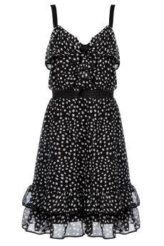 Foto Vestido de topo con volantes