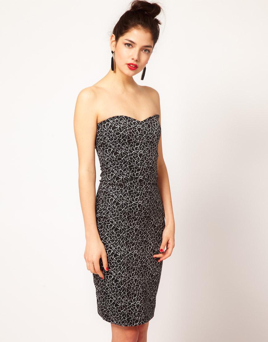 Foto Vestido de tubo Ursula de Motel Negro