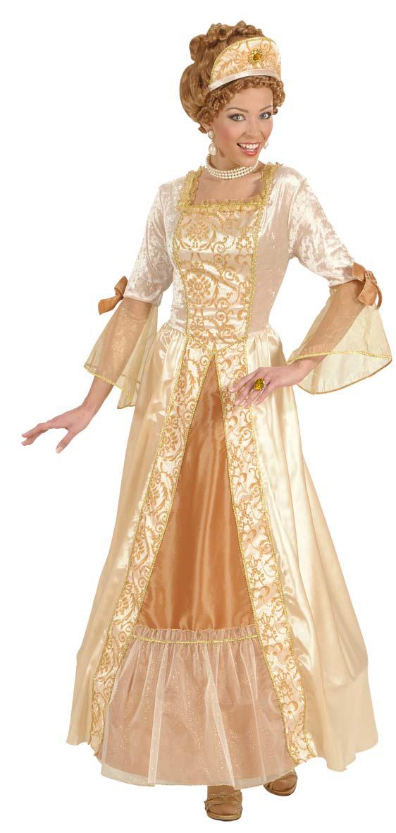 Foto Vestido dorado de princesa para mujer