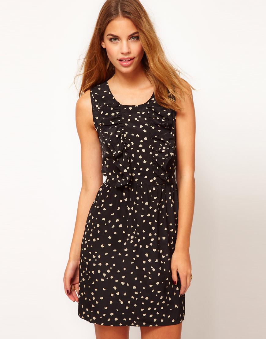 Foto Vestido estampado de See U Soon Negro