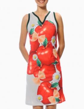 Foto Vestido estampado sin mangas morotai de smash