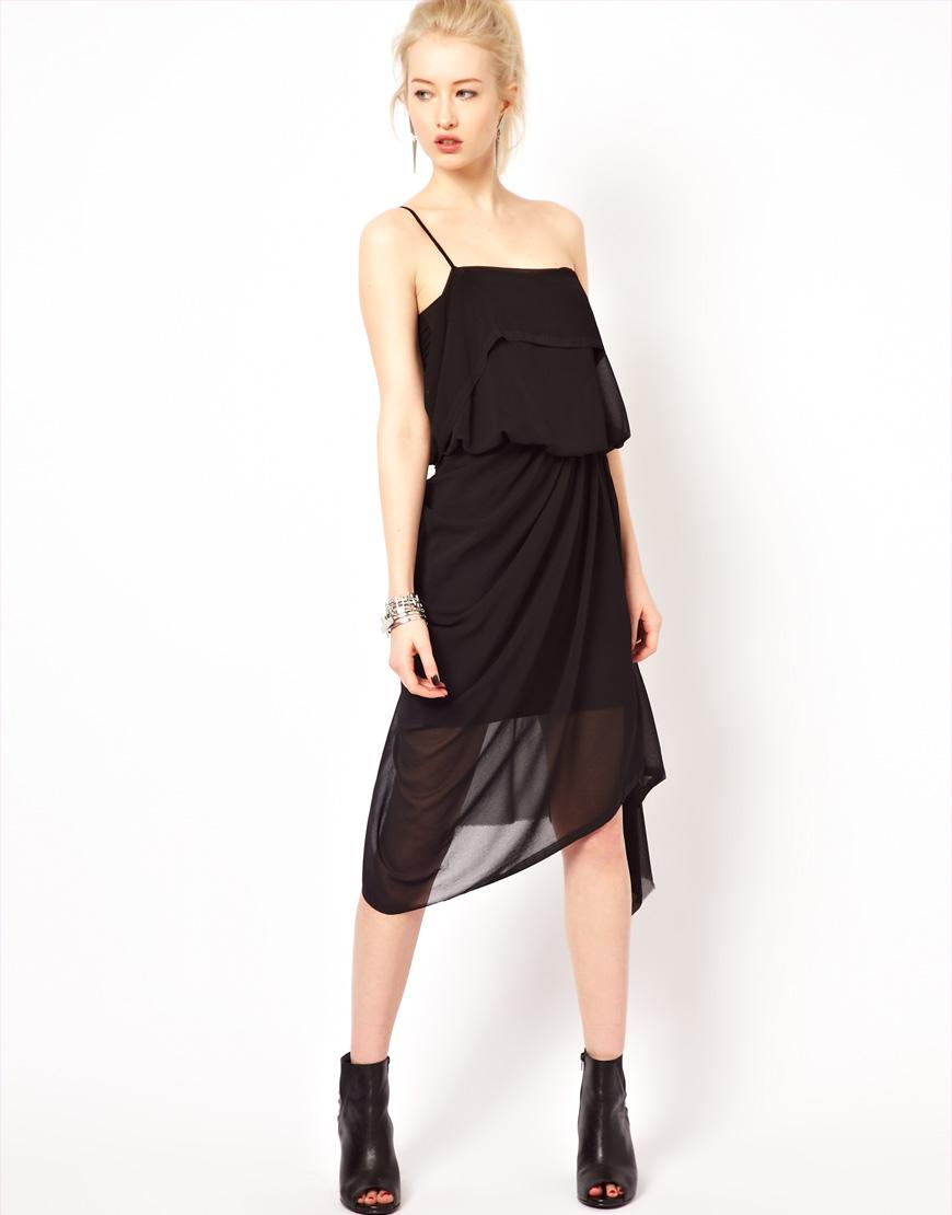 Foto Vestido fruncido de Religion Black