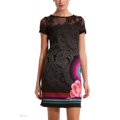 Foto Vestido la la negro Desigual