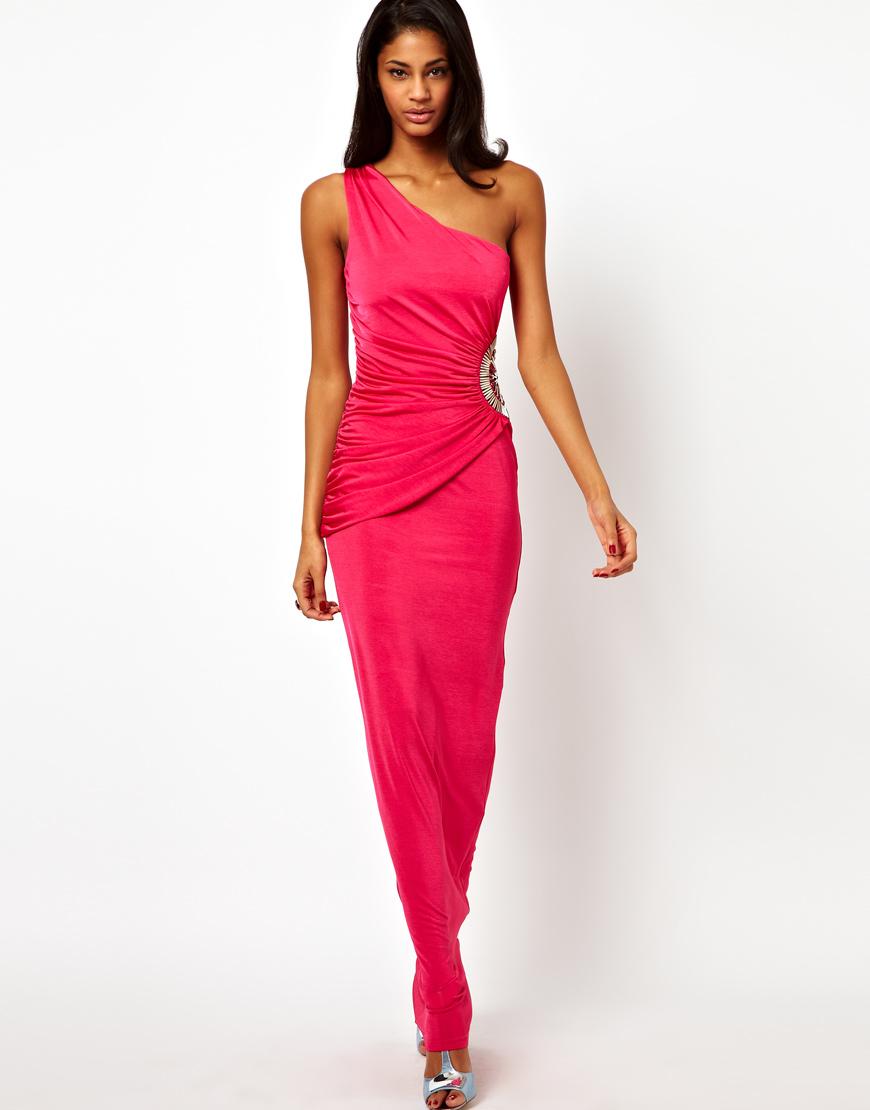 Foto Vestido largo asimétrico de Lipsy Lápiz de labios