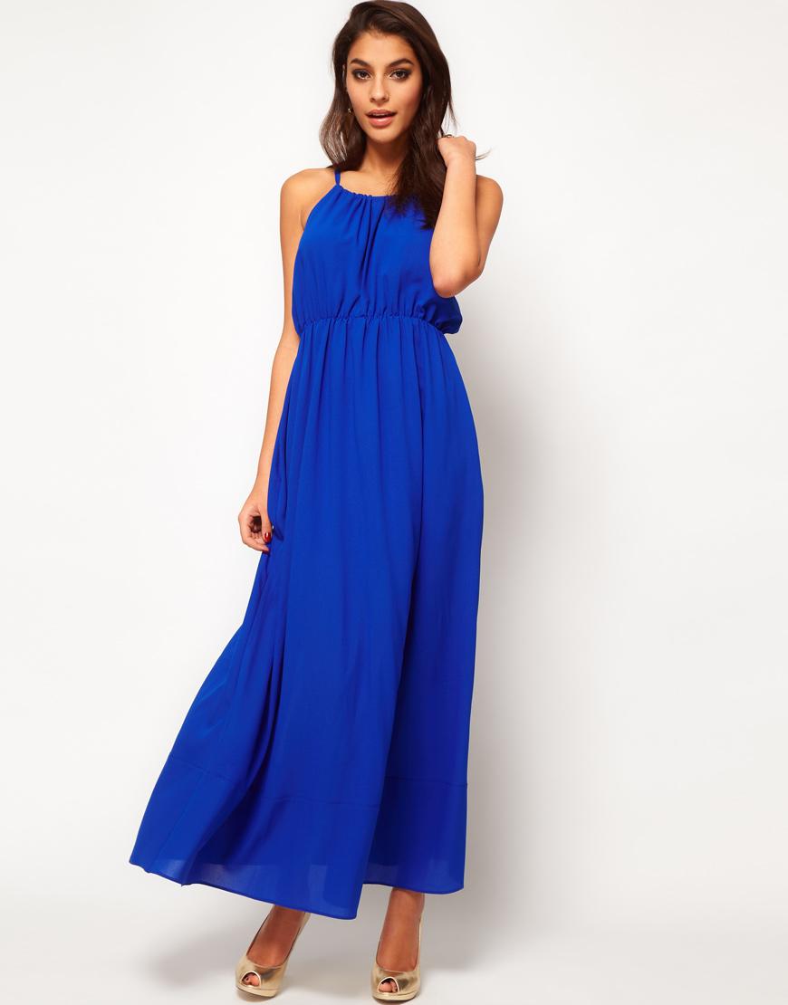 Foto Vestido largo con detalle de abertura en forma de cerradura de ASOS...