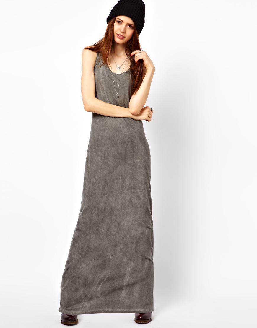 Foto Vestido largo con detalle en la parte posterior de Just Female Antr...