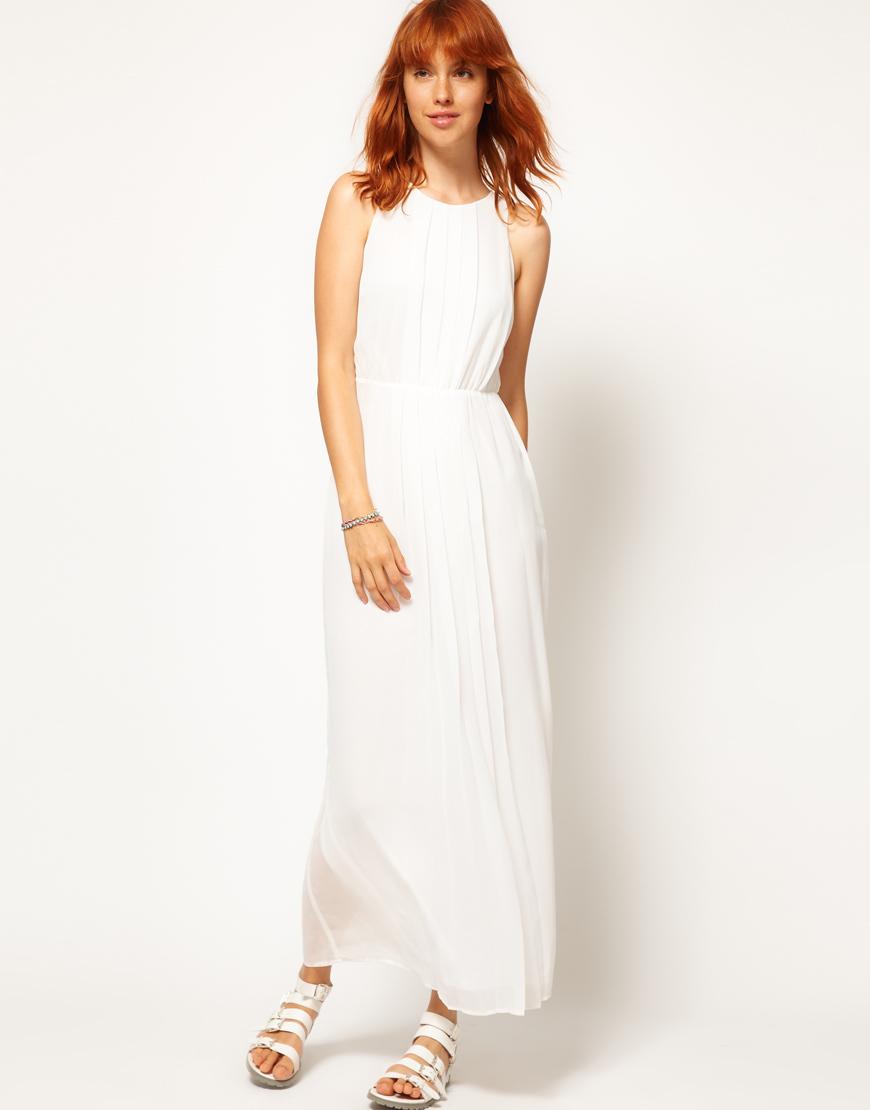 Foto Vestido largo de ASOS Blanco