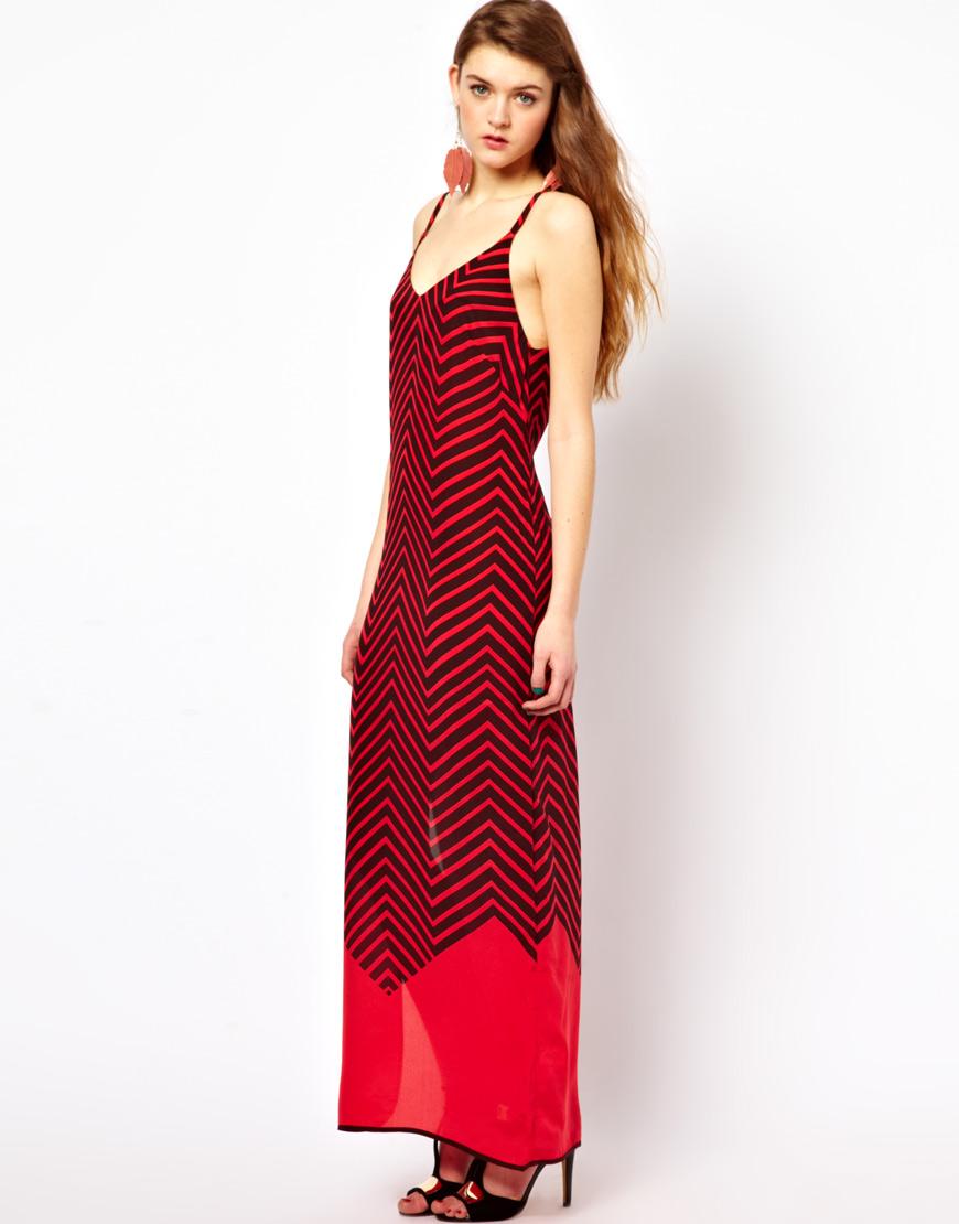 Foto Vestido largo de seda de French Connection Thrnaple/velarain re