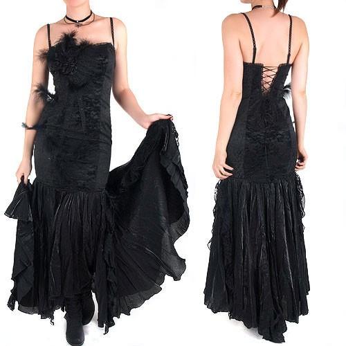 Foto Vestido largo gótico.