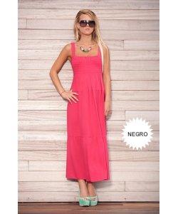 Foto Vestido Largo Premamá Negro