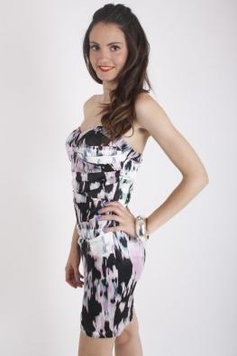 Foto vestido Lipsy Melting estampado