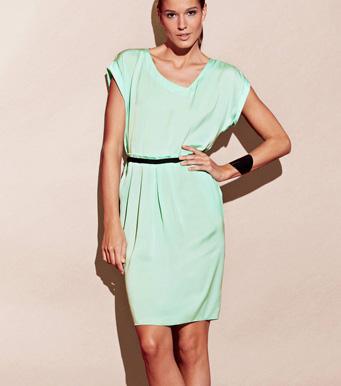 Foto Vestido manga corta QUALITÉ PREMIUM mujer