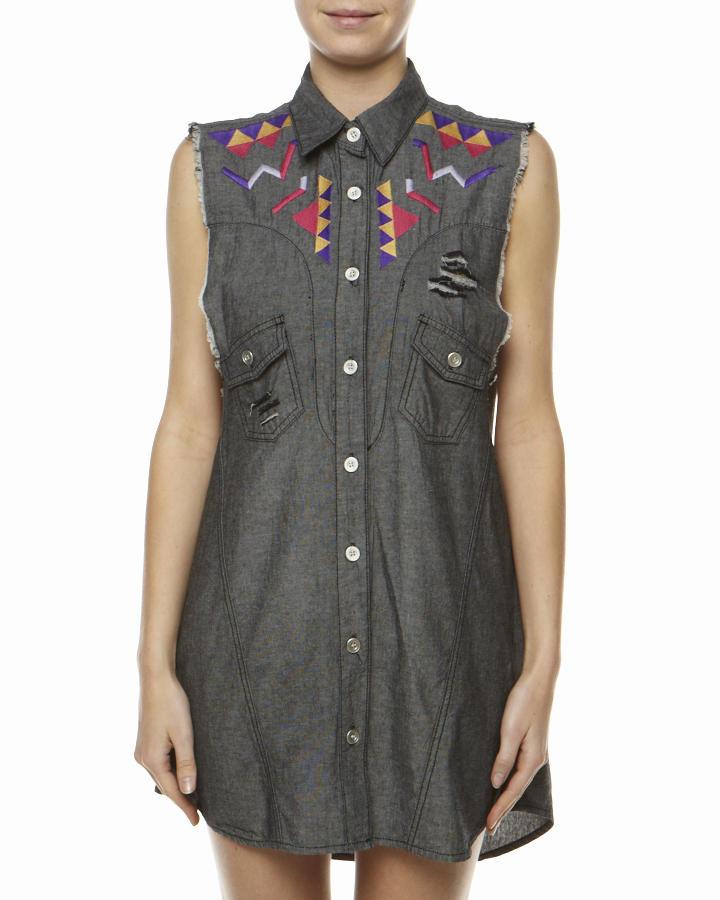 Foto Vestido Navajo More Than This De Somedays Lovin - Negro Cambray