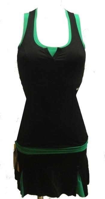 Foto Vestido Pádel Naffta Negro Verde 039