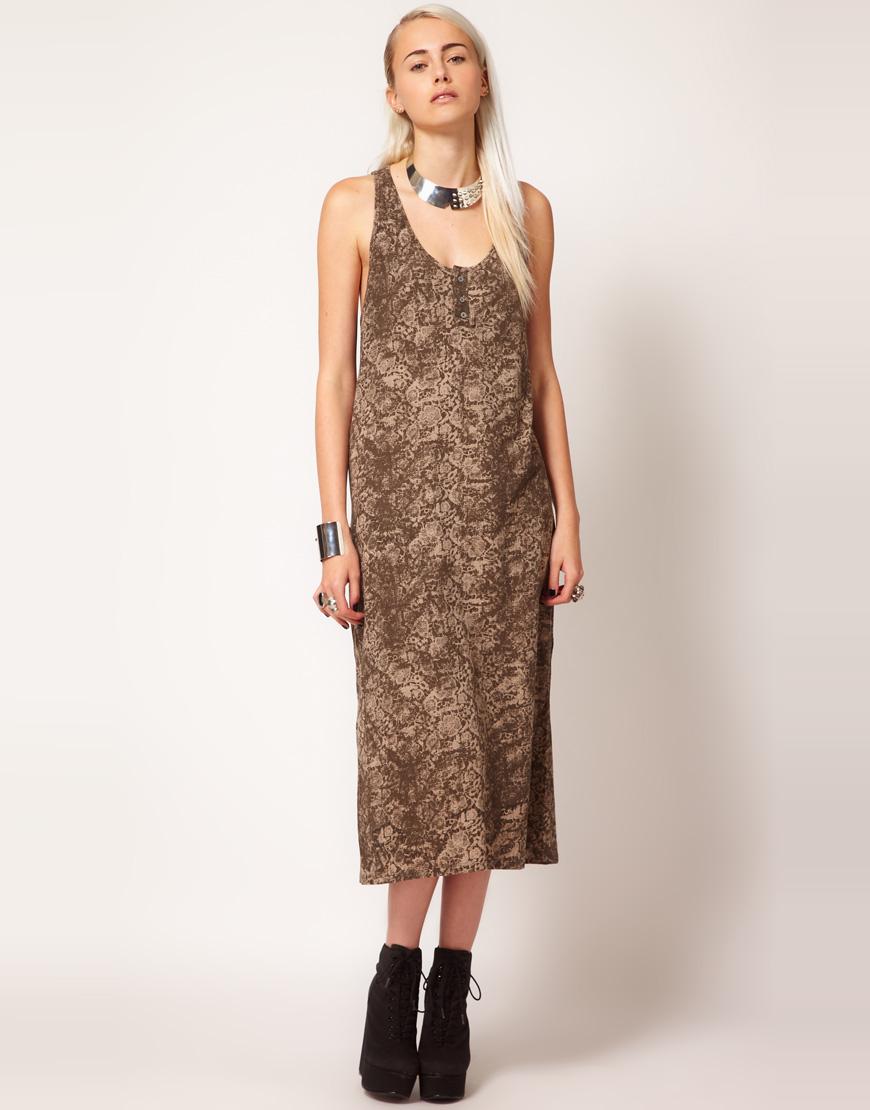 Foto Vestido sin mangas estampado Ada de Religion Rosa celestial
