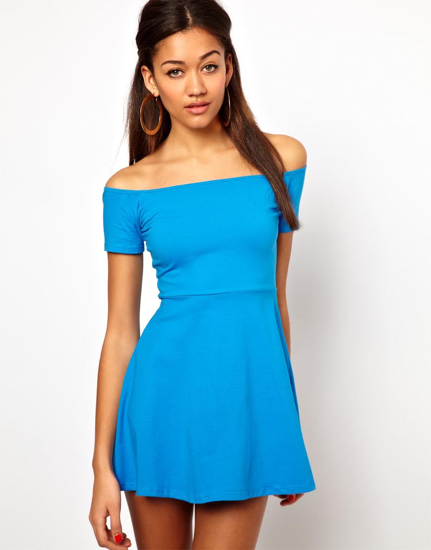 Foto Vestido skater Catalina de Motel Azul