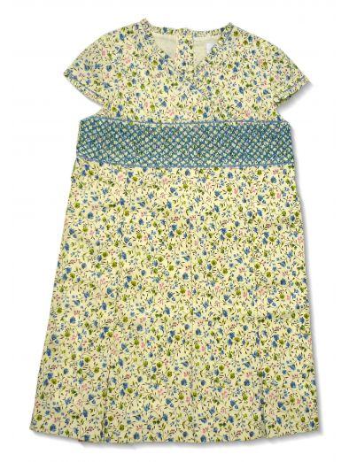 Foto Vestido tablas flor pequeña