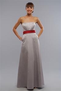 Foto Vestidos Grises Con Rojo, Vestidos De Honor 2011, Vestidos De Madrinas