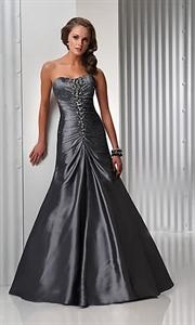 Foto Vestidos Grises Elegantes, Vestidos Para Moda Juvenil, Vestidos De Noc
