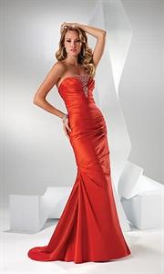 Foto Vestidos Naranjas, Vestidos Longos, Vestidos De Noche Baratos