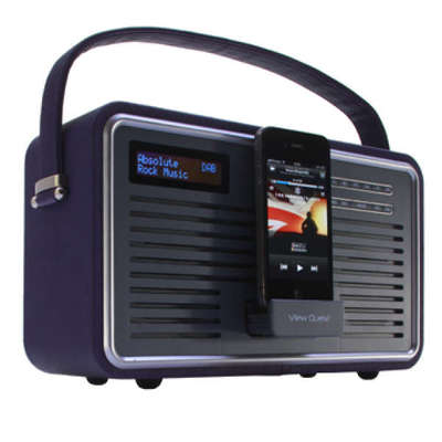 Foto View Quest Retro 1 Dab Radio Purple Radio Fm / Dab / Dab Idock Ipod Iphone