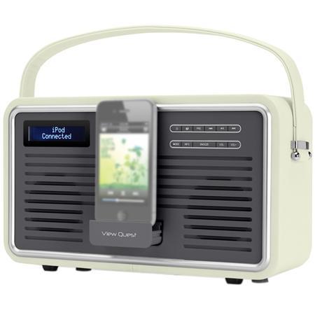 Foto View Quest Retro Radio Crema