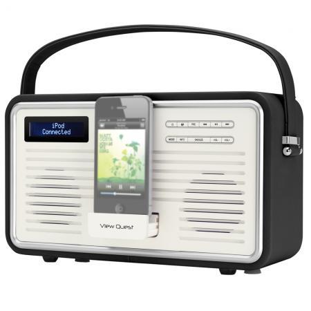Foto View Quest Retro Radio Negro