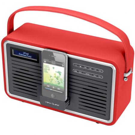Foto View Quest Retro Radio Rojo