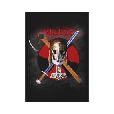 Foto Viking - Shield Skull Impresiones De Lienzo