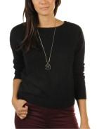 Foto Vila Angora L / S Jersey cuello barco negro