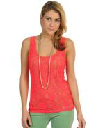 Foto Vila Femme Camiseta de tirantes rosa diva