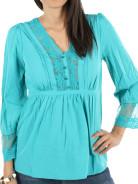 Foto Vila Mossy blusa hawaian blue