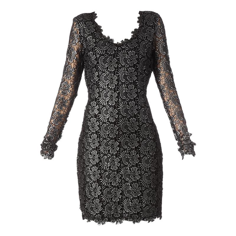 Foto Vila Vestido corto - glee dress / t - Negro