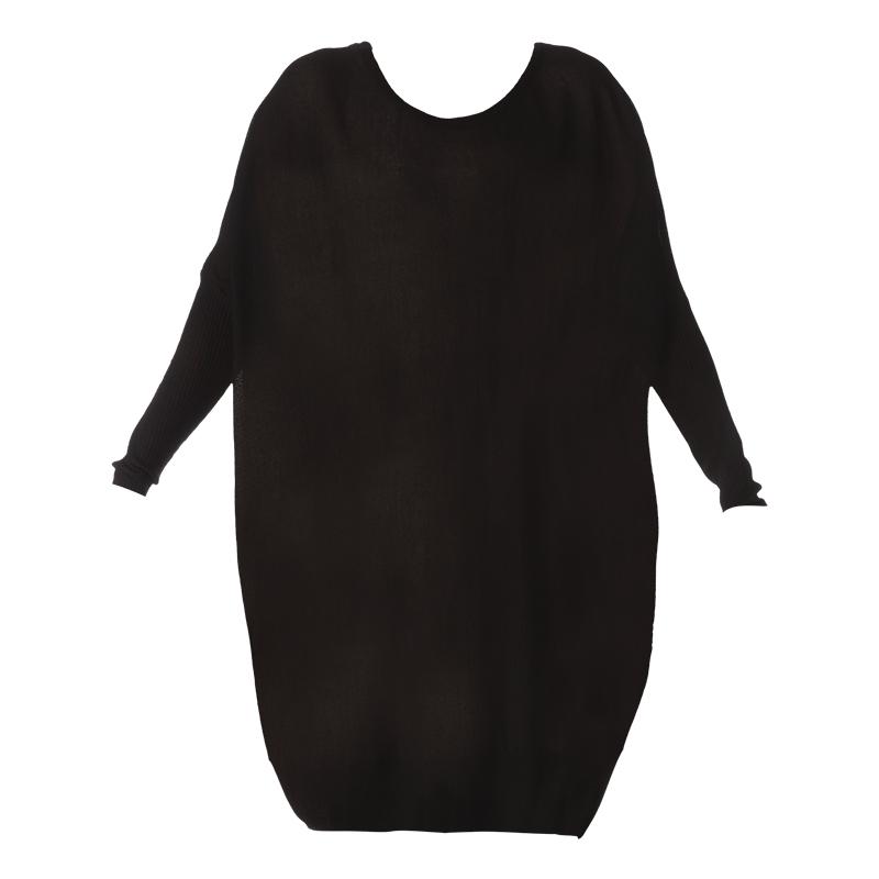 Foto Vila Vestido t - kaktus knit top / noos - Negro