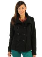 Foto Vila Vision Wool Abrigo negro