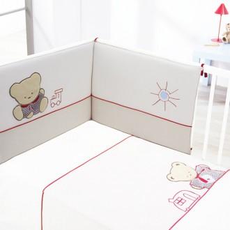 Foto Vilabebe Cabezal protector peluche para cunas 120x60