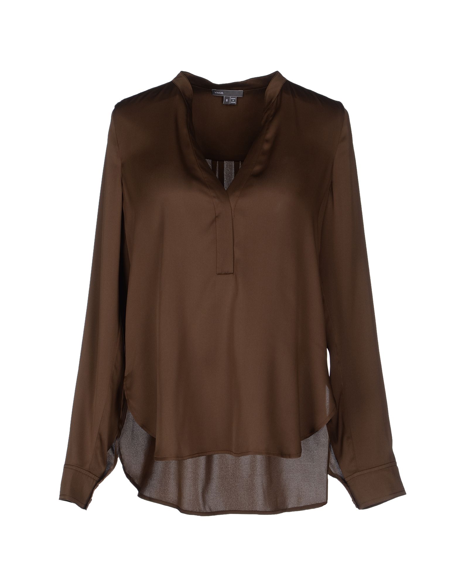 Foto Vince. Blusas Mujer Café