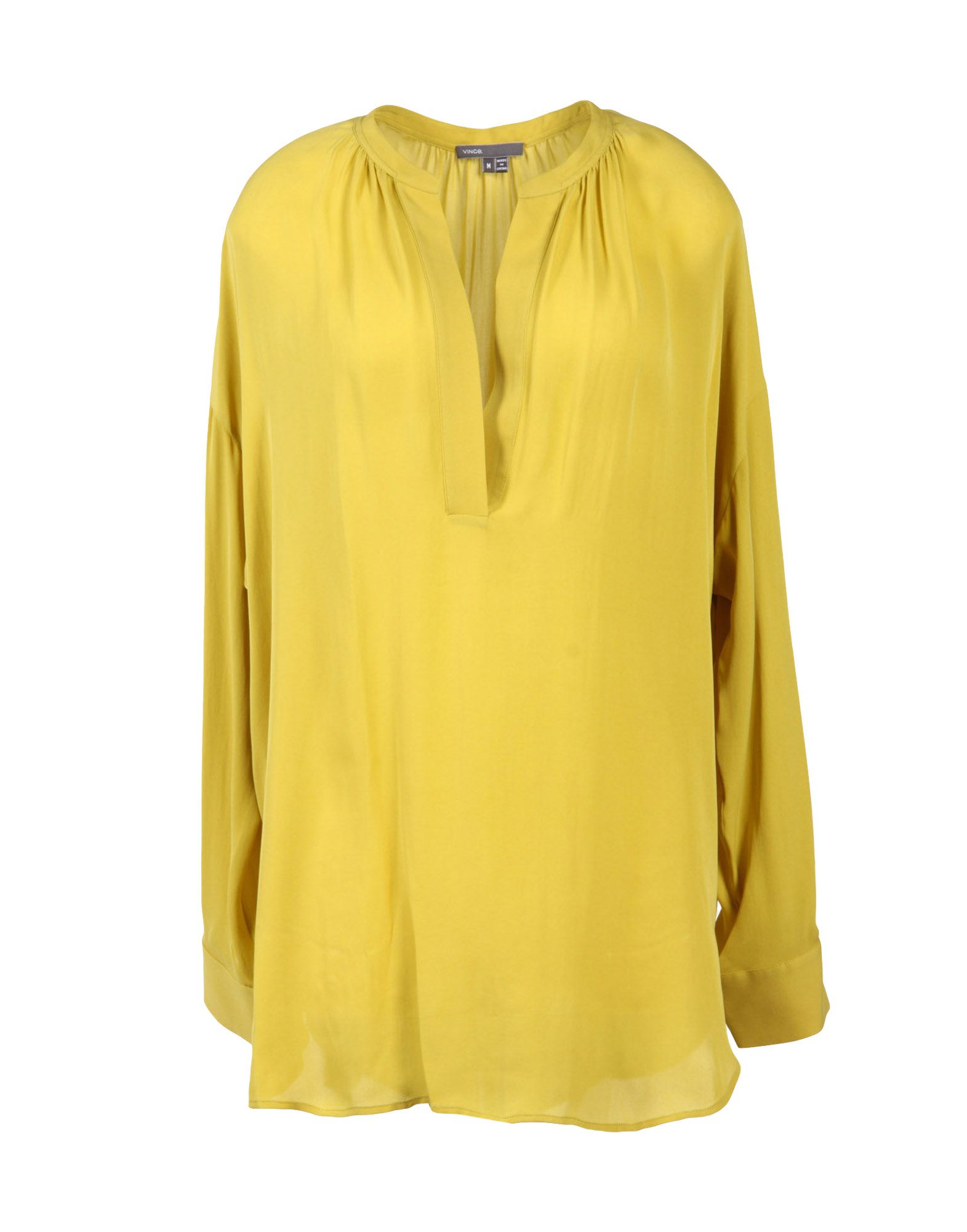 Foto Vince. Blusas Mujer Ocre