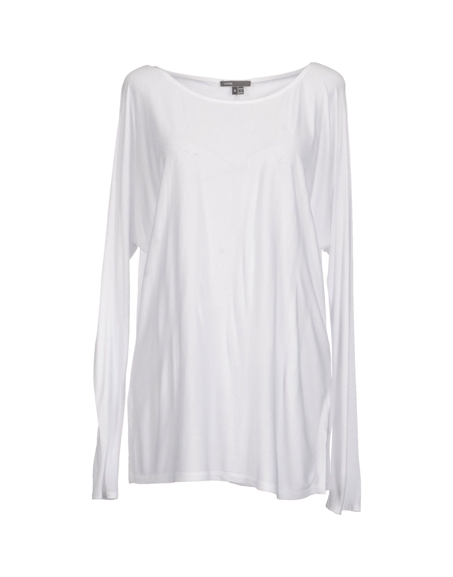 Foto Vince. Camisetas De Manga Larga Mujer Blanco